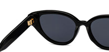 Load image into Gallery viewer, Black Cat Eye Full Rim Unisex Sunglasses by Lenskart-217417