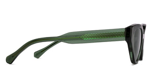 Green Cat Eye Full Rim Unisex Sunglasses by Lenskart-217418