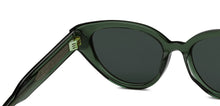Load image into Gallery viewer, Green Cat Eye Full Rim Unisex Sunglasses by Lenskart-217418