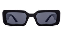 Load image into Gallery viewer, Black Rectangle Full Rim Women Sunglasses by Lenskart-219941