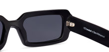 Load image into Gallery viewer, Black Rectangle Full Rim Women Sunglasses by Lenskart-219941