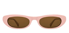 Load image into Gallery viewer, Pink Oval Full Rim Women Sunglasses by Lenskart-219943