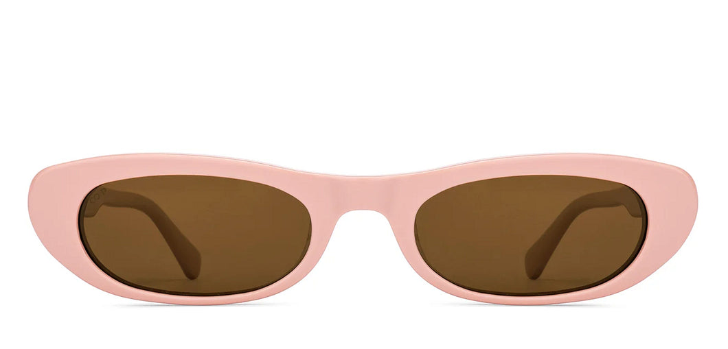 Pink Oval Full Rim Women Sunglasses by Lenskart-219943