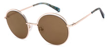 Load image into Gallery viewer, Rose Gold Round Full Rim Unisex Sunglasses by Lenskart-227012