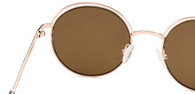 Load image into Gallery viewer, Rose Gold Round Full Rim Unisex Sunglasses by Lenskart-227012
