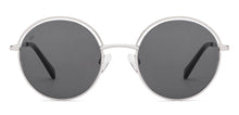 Load image into Gallery viewer, Silver Round Full Rim Unisex Sunglasses by Lenskart-227013