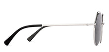 Load image into Gallery viewer, Silver Round Full Rim Unisex Sunglasses by Lenskart-227013