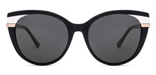 Load image into Gallery viewer, Black Cat Eye Full Rim Women Sunglasses by Lenskart-227014