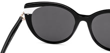 Load image into Gallery viewer, Black Cat Eye Full Rim Women Sunglasses by Lenskart-227014