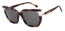 Load image into Gallery viewer, Brown Cat Eye Full Rim Women Sunglasses by Lenskart-227016
