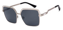Load image into Gallery viewer, Silver Geometric Full Rim Women Sunglasses by Lenskart-227055