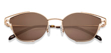 Load image into Gallery viewer, Gold Cat Eye Full Rim Women Sunglasses by Lenskart-227060