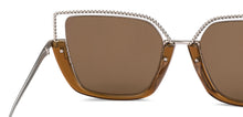 Load image into Gallery viewer, Silver Geometric Full Rim Women Sunglasses by Lenskart-227062