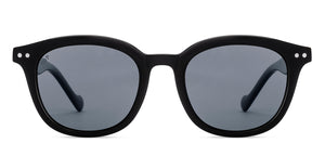 Black Round Full Rim Unisex Sunglasses by Lenskart-228481