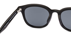 Black Round Full Rim Unisex Sunglasses by Lenskart-228481