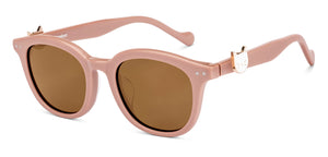 Pink Round Full Rim Unisex Sunglasses by Lenskart-228482