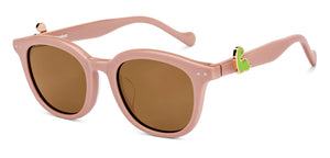Pink Round Full Rim Unisex Sunglasses by Lenskart-228482