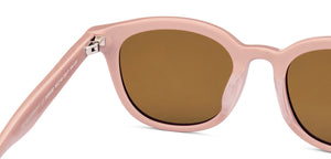 Pink Round Full Rim Unisex Sunglasses by Lenskart-228482