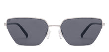 Load image into Gallery viewer, Silver Geometric Full Rim Women Sunglasses by Lenskart-228929