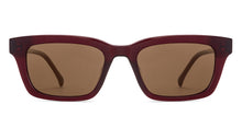 Load image into Gallery viewer, Wine Rectangle Full Rim Women Sunglasses by Lenskart-228933