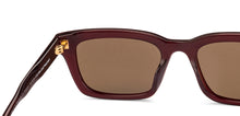 Load image into Gallery viewer, Wine Rectangle Full Rim Women Sunglasses by Lenskart-228933