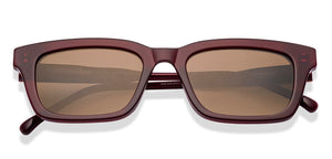 Wine Rectangle Full Rim Women Sunglasses by Lenskart-228933