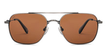 Load image into Gallery viewer, Gunmetal Aviator Full Rim Unisex Sunglasses by Lenskart-232720