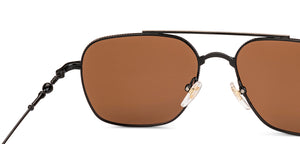 Gunmetal Aviator Full Rim Unisex Sunglasses by Lenskart-232720