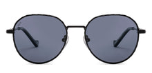 Load image into Gallery viewer, Black Round Full Rim Unisex Sunglasses by Lenskart-232721