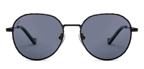 Black Round Full Rim Unisex Sunglasses by Lenskart-232721