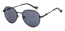 Load image into Gallery viewer, Black Round Full Rim Unisex Sunglasses by Lenskart-232721
