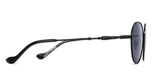 Black Round Full Rim Unisex Sunglasses by Lenskart-232721