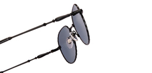 Black Round Full Rim Unisex Sunglasses by Lenskart-232721