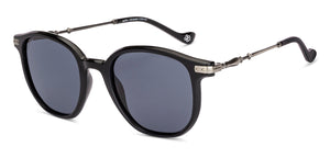 Black Square Full Rim Unisex Sunglasses by Lenskart-232722
