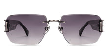 Load image into Gallery viewer, Demi Geometric Rimless Unisex Sunglasses by Lenskart-232724