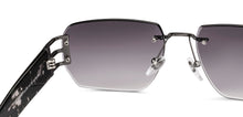 Load image into Gallery viewer, Demi Geometric Rimless Unisex Sunglasses by Lenskart-232724