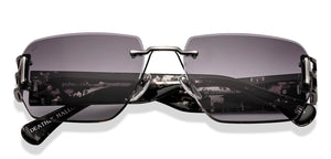 Demi Geometric Rimless Unisex Sunglasses by Lenskart-232724