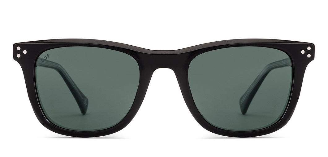 Black Square Full Rim Unisex Sunglasses by Lenskart-233231