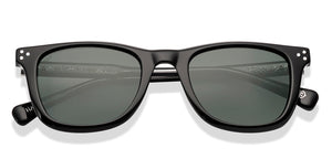 Black Square Full Rim Unisex Sunglasses by Lenskart-233231