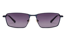 Load image into Gallery viewer, Blue Rectangle Full Rim Unisex Sunglasses by Lenskart-235476