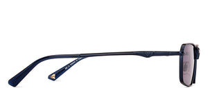 Blue Rectangle Full Rim Unisex Sunglasses by Lenskart-235476