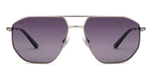 Load image into Gallery viewer, Gunmetal Geometric Full Rim Unisex Sunglasses by Lenskart-235477