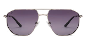 Gunmetal Geometric Full Rim Unisex Sunglasses by Lenskart-235477