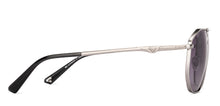 Load image into Gallery viewer, Gunmetal Geometric Full Rim Unisex Sunglasses by Lenskart-235477
