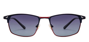 Red Square Full Rim Unisex Sunglasses by Lenskart-235478