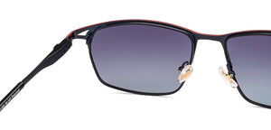 Red Square Full Rim Unisex Sunglasses by Lenskart-235478