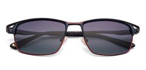 Red Square Full Rim Unisex Sunglasses by Lenskart-235478