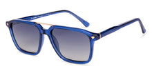 Load image into Gallery viewer, Blue Square Full Rim Unisex Sunglasses by Lenskart-235480