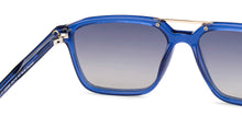 Load image into Gallery viewer, Blue Square Full Rim Unisex Sunglasses by Lenskart-235480
