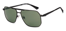 Load image into Gallery viewer, Black Geometric Full Rim Unisex Sunglasses by Lenskart-235482
